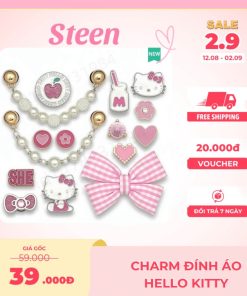 Charm Đính Áo Hello Kitty