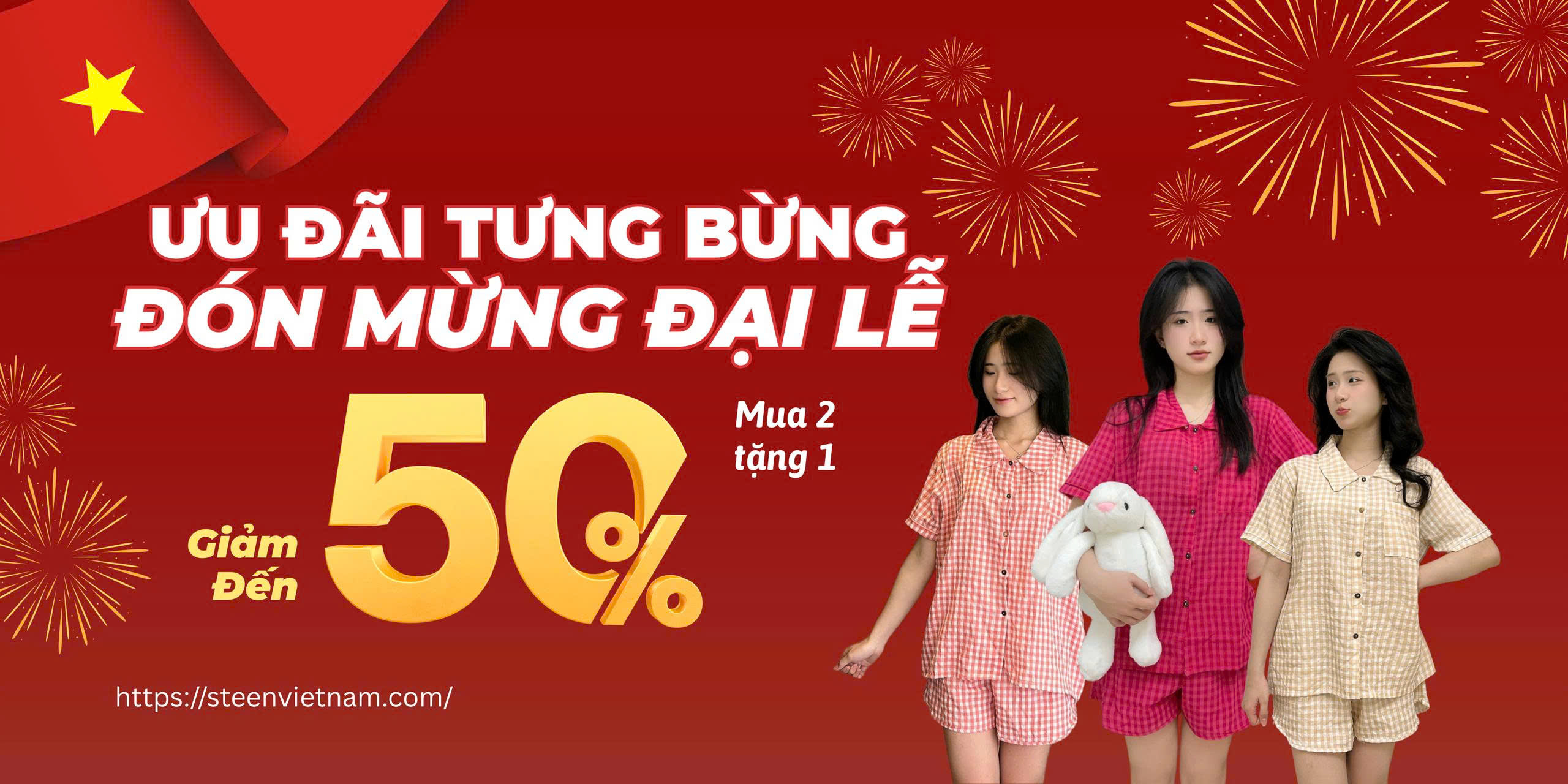 Steen ưu đãi mừng đại lễ 2.9